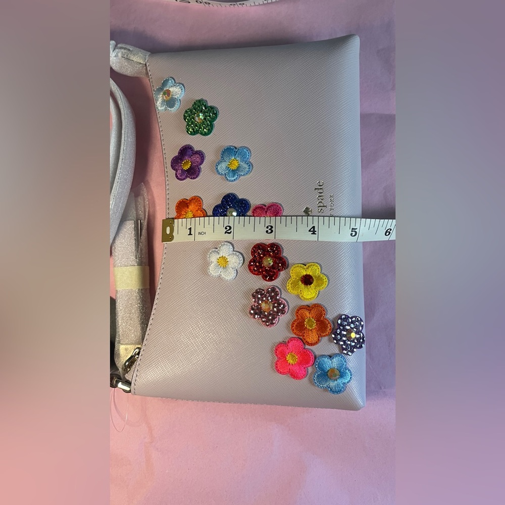 🌸✨ Kate Spade Sadie Crossbody with Custom Floral & Gem Decor - Perfection! ✨🌸 - Picture 5 of 6